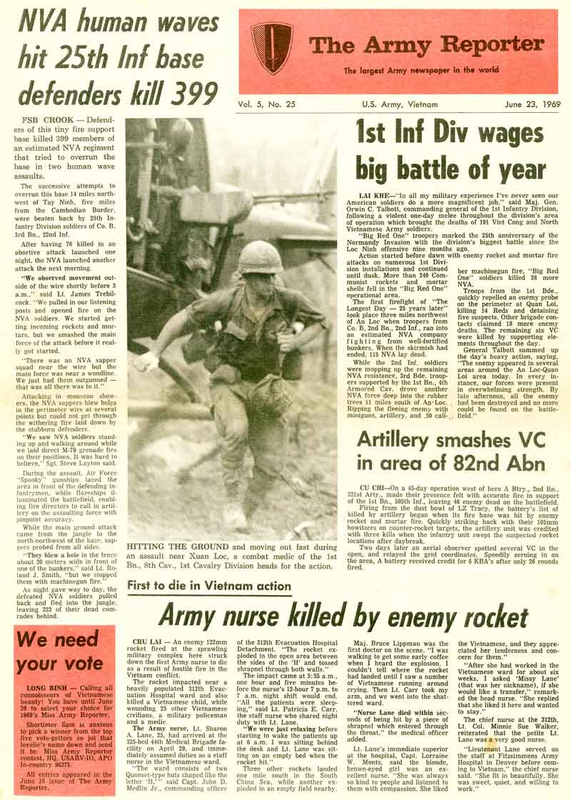 army reporter front page